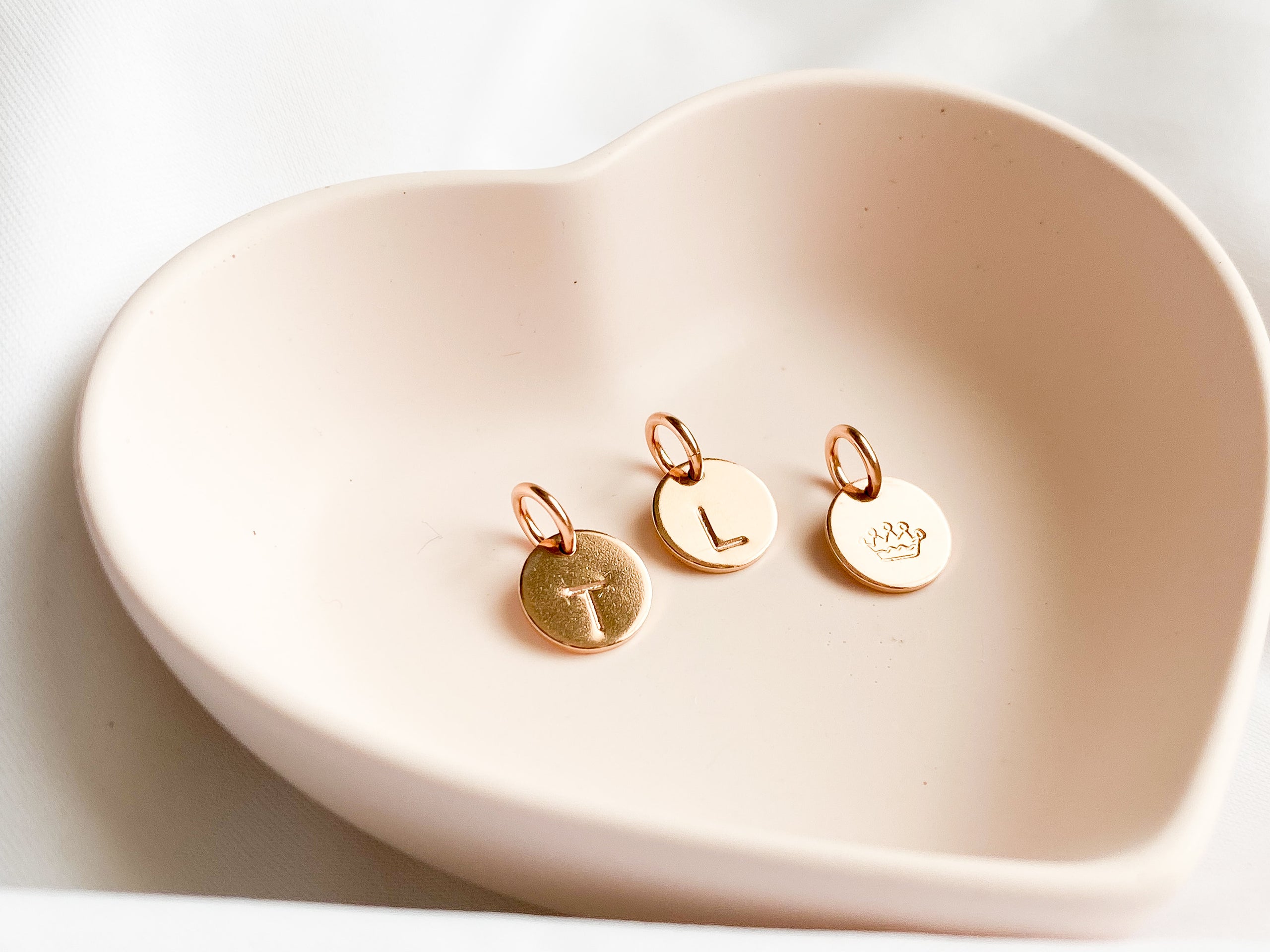 Stamped charms on sale