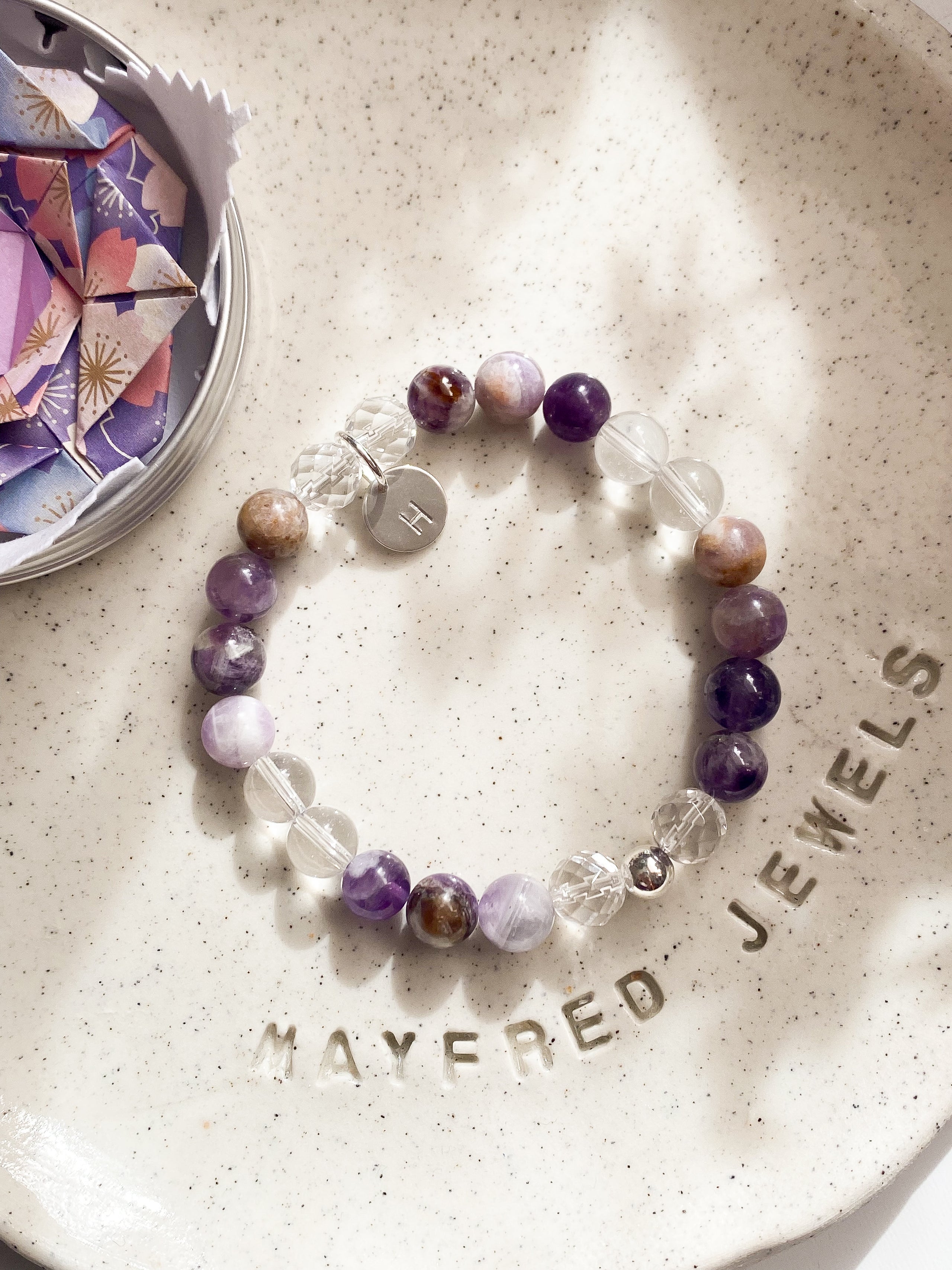 Lavender outlet amethyst bracelet